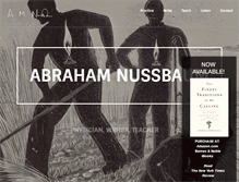 Tablet Screenshot of abrahamnussbaum.com